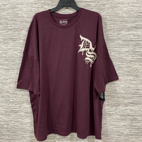 Dogg Supply Mens Burgundy Snoop Dogg Graphic Tee Short Sleeve T-Shirt 2XL NWT - Picture 6 of 6